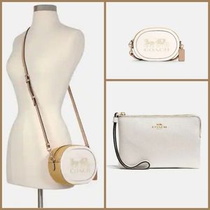 Coach Camera Bag & Zip Wristlet